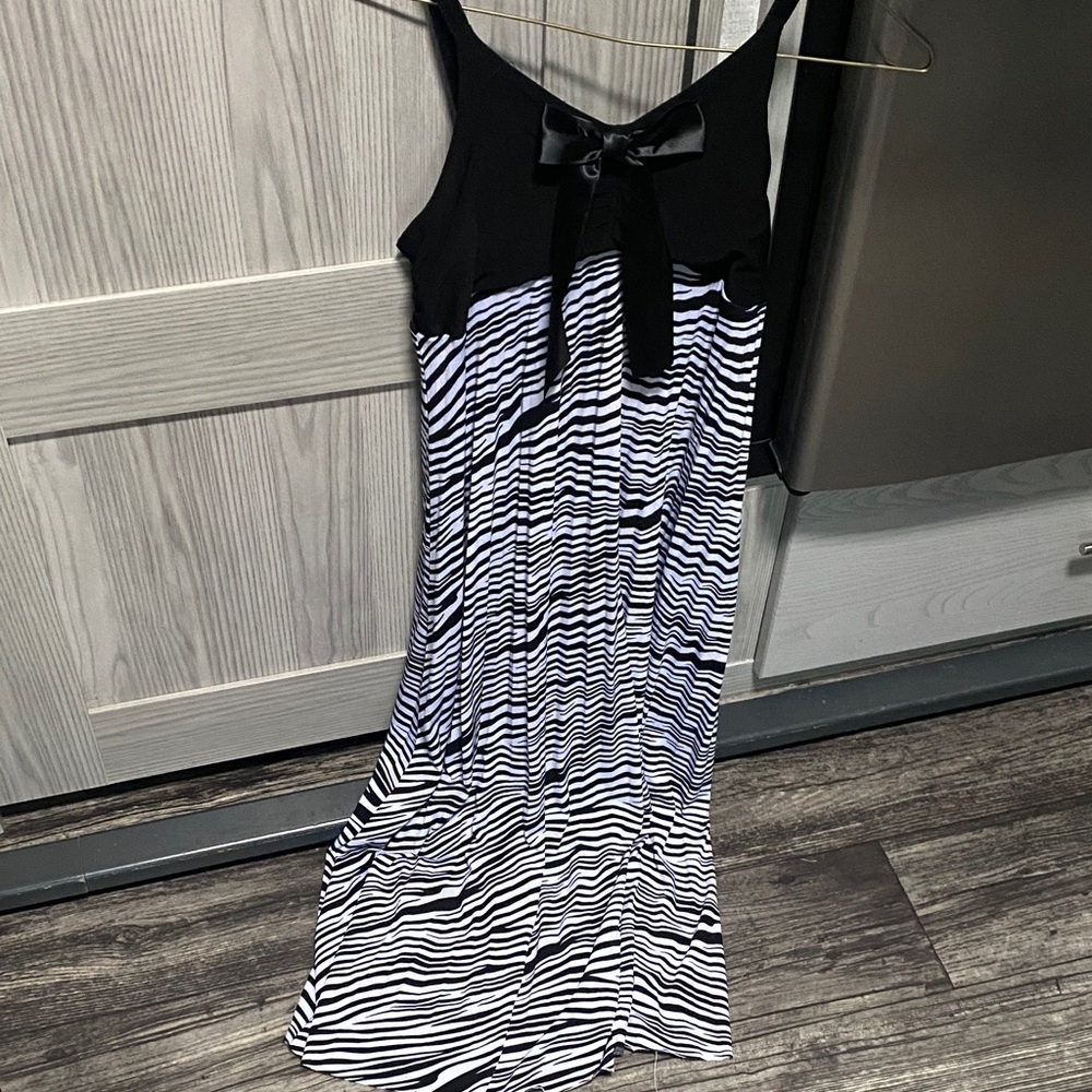 Rare Editions Black and White Dress